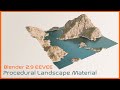Create Custom Landscape Materials EASY in Blender 2.9 EEVEE