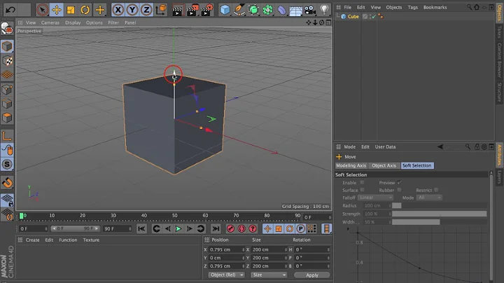 Cinema 4D QuickStart 05: Move, Scale and Rotate