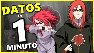 🍥 KARIN UZUMAKI'S FACTS IN 1 MINUTE 🕜