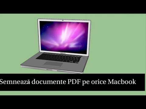 Semnează documente PDF pe orice Macbook,Imac,sau  pc