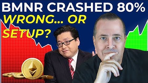 The BMNR Collapse Explained: Tom Lee’s ETH Bet vs Reality