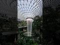 Stunning waterfall at Singapore Airport. #travel #singapore #changiairport