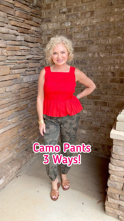 4 Ways To Style Camo Pants for Fall 2025