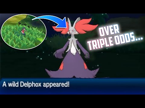 WILD SHINY DELPHOX!