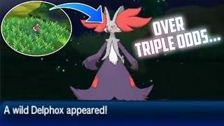 WILD SHINY DELPHOX! Live Shiny Island Scan Delphox after 4,668 Encounters Pokemon Ultra Sun