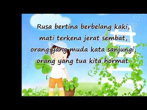 Kanak Pantun Empat Kerat Nasihat