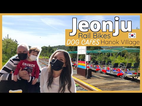 Jeonju South Korea travel vlog | Jeonju Hanok Rail Bike and Hanok Village | Korea Vlog #56