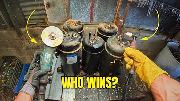 Cutting Open Sealed Compressors || The Fast Way!