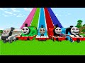 What is the HIGHEST STAIRCASE THOMAS TRAIN AND FRIENDS in Minecraft