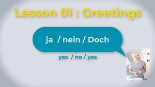 German Greetings  - Learn German Easy Lesson 01