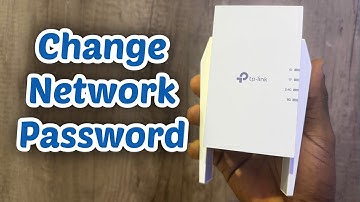 How to Change Password of TP-Link RE505X WiFi Extender (AX1500)