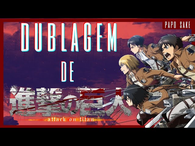 Shingeki no Kyojin Ganha versão dublada com a chegada da Funimation ao  Brasil - MimooD