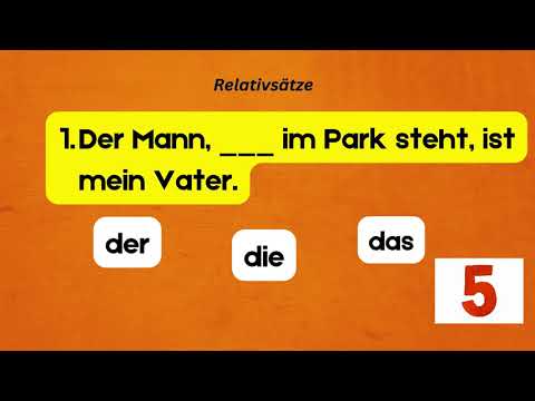 Beginner German Quiz:
