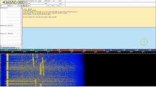 Sattelite PSAT in PSK31 mode.