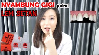 cara mudah bikin gigi palsu sendiri mudah dengan 3 bahan saja