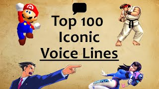 100 Most Iconic Video Game Voice Lines (19912020)