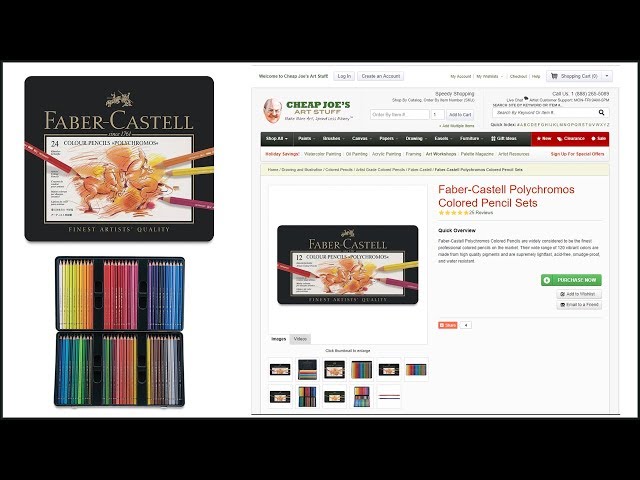 Faber-Castell Polychromos Colored Pencil Sets