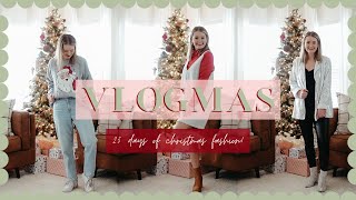 VLOGMAS DAY 8 // my 25 days of christmas fashion!  christmas inspired outfits for the holidays! by ashley carver 58 views 5 months ago 24 minutes