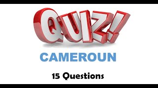 QUIZ: CAMEROUN - 15 Questions screenshot 3