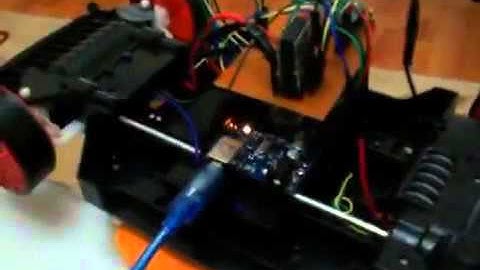 bilgisayar, bluetooth ve arduino mega ile oyuncak araba kontrolü