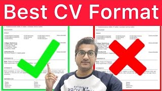 How to make CV for Job in Saudi Arabia | CV Format For Job in Saudi Arabia | CV Saudi Arabia