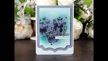 Unity Quick Tip: Thank you Card with Ink Blending + Die Cut Details