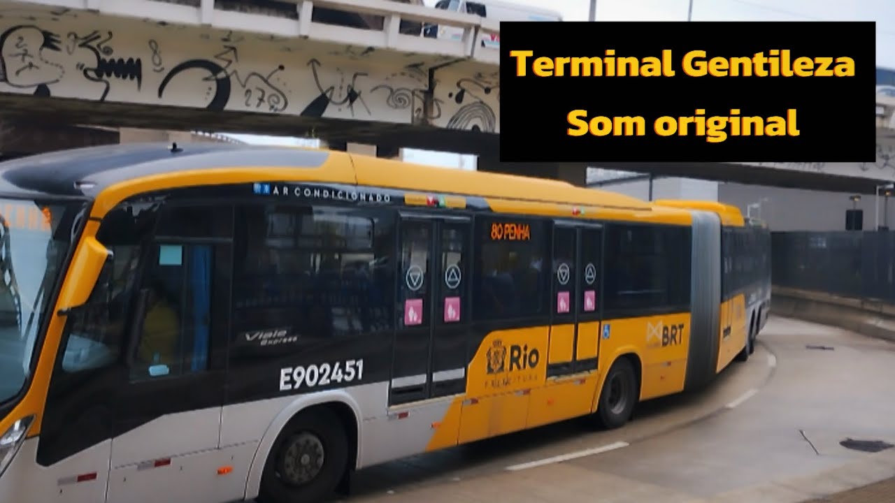 Terminal Gentileza - Som original #brt #bus #terminalgentileza #onibusbrasil #brt