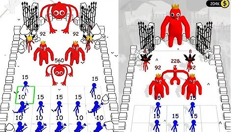 3D merge master stick hero fight new game Android gameplay