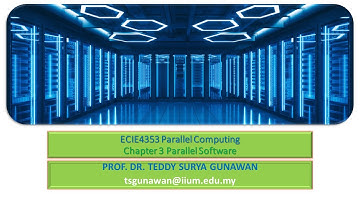 Chapter 3 Parallel Software (Part 1)
