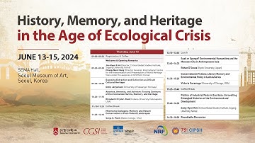 2024 History, Memory, and Heritage in the Age of Ecological Crisis 