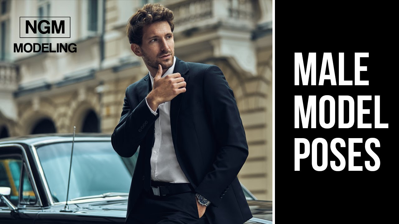 MALE MODEL POSES FOR PHOTOGRAPHY | how to pose with a SUIT - YouTube
