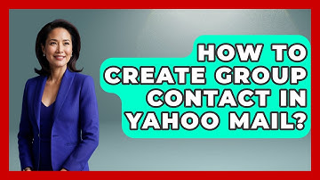 How To Create Group Contact In Yahoo Mail? - TheEmailToolbox.com