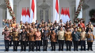 Pengenalan Para Calon Anggota Kabinet Indonesia Maju 2019-2024, Istana Merdeka, 23 Oktober 2019