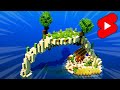 Ocean island in minecraft timelapse