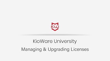 KioWare Account Dashboard | Managing and Upgrading Licenses