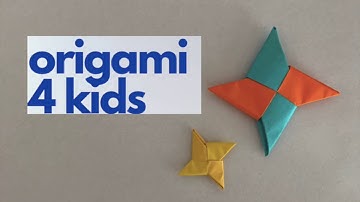 Easy Origami Shuriken(Ninja Star) Cách Gấp Phi Tiêu Ninja Đỉnh Nhất. Как сделать сюрикен из бумаги.