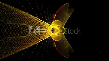 Abstract yellow-red form. #motiongraphics#aftereffects