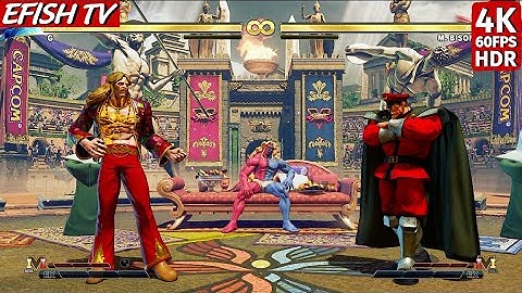 G vs M. Bison (Hardest AI) - Street Fighter V | 4K 60FPS HDR