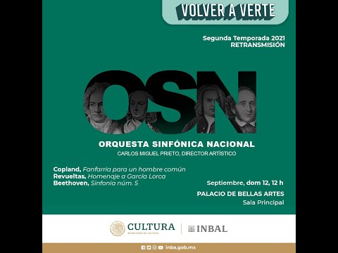 Copland, Revueltas, Beethoven / Orquesta Sinfónica Nacional / INBAL / México