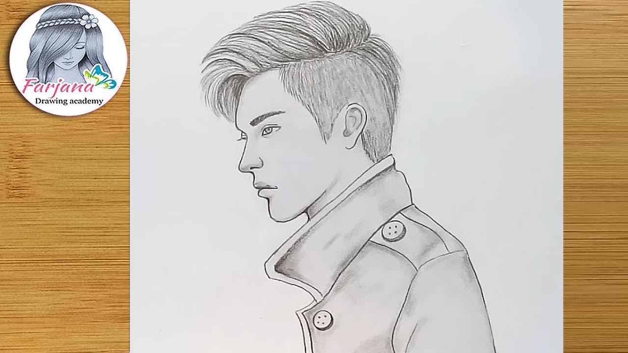 How to draw a boy / Boy pencil sketch - YouTube