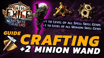 How to Craft the META +2 MINION WAND! - PoE 1 Guide