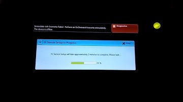 Xerox WC 5855 TC Sensor Set-up