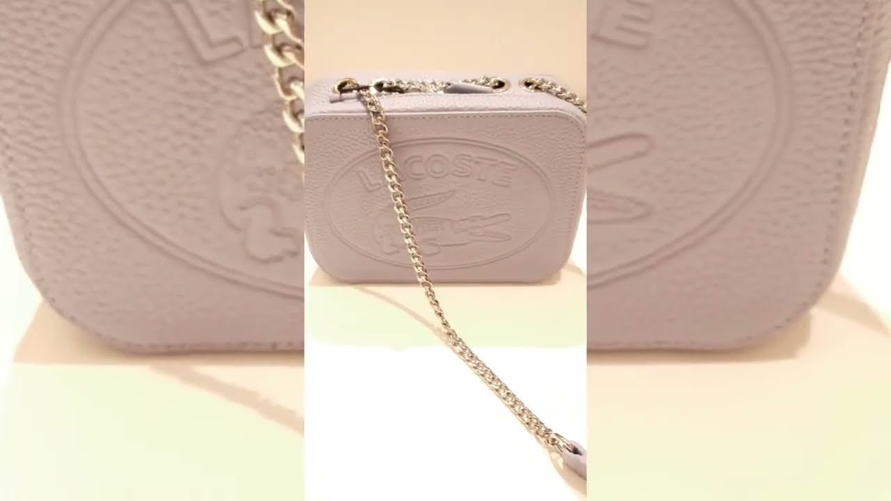 Lacoste Women's Crossover Bag / Cow Leather / Choose your favorite Color 