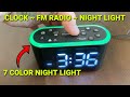 The Ultimate 3-in-1 Alarm Clock: Your Perfect Bedside Companion