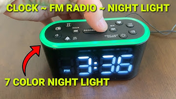 The Ultimate 3-in-1 Alarm Clock: Your Perfect Bedside Companion