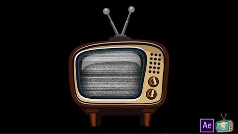 After Effects Tutorial: How to create a TV static effect Part 2
