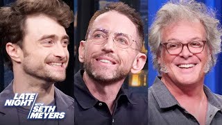 Daniel Radcliffe Neal Brennan George Motz Late Night With Seth Meyers