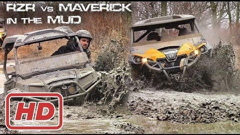 [ Mr Jake ] Stock Can-Am Maverick XMR vs Stock Polaris RZR XP in the Mud - Bighorns vs Silverbacks