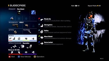 Call of Duty Ghosts: Best Riot Shield Loadout