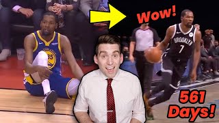 Kevin Durant Is Back Doctor Reacts To Durants Nba Return And Why He Looks Unstoppable